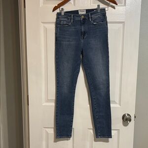 Frame Le High Skinny Crop